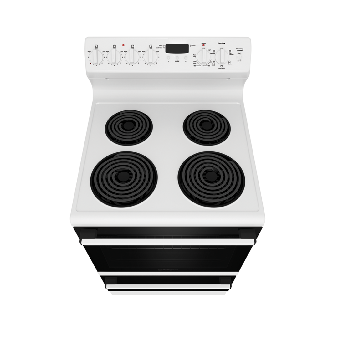 WESTINGHOUSE 60CM WHITE MULTIFUNCTION FREESTANDING COOKER image 3